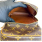 LOUIS VUITTON Shoulder Bag leather Brown Monogram Amazone