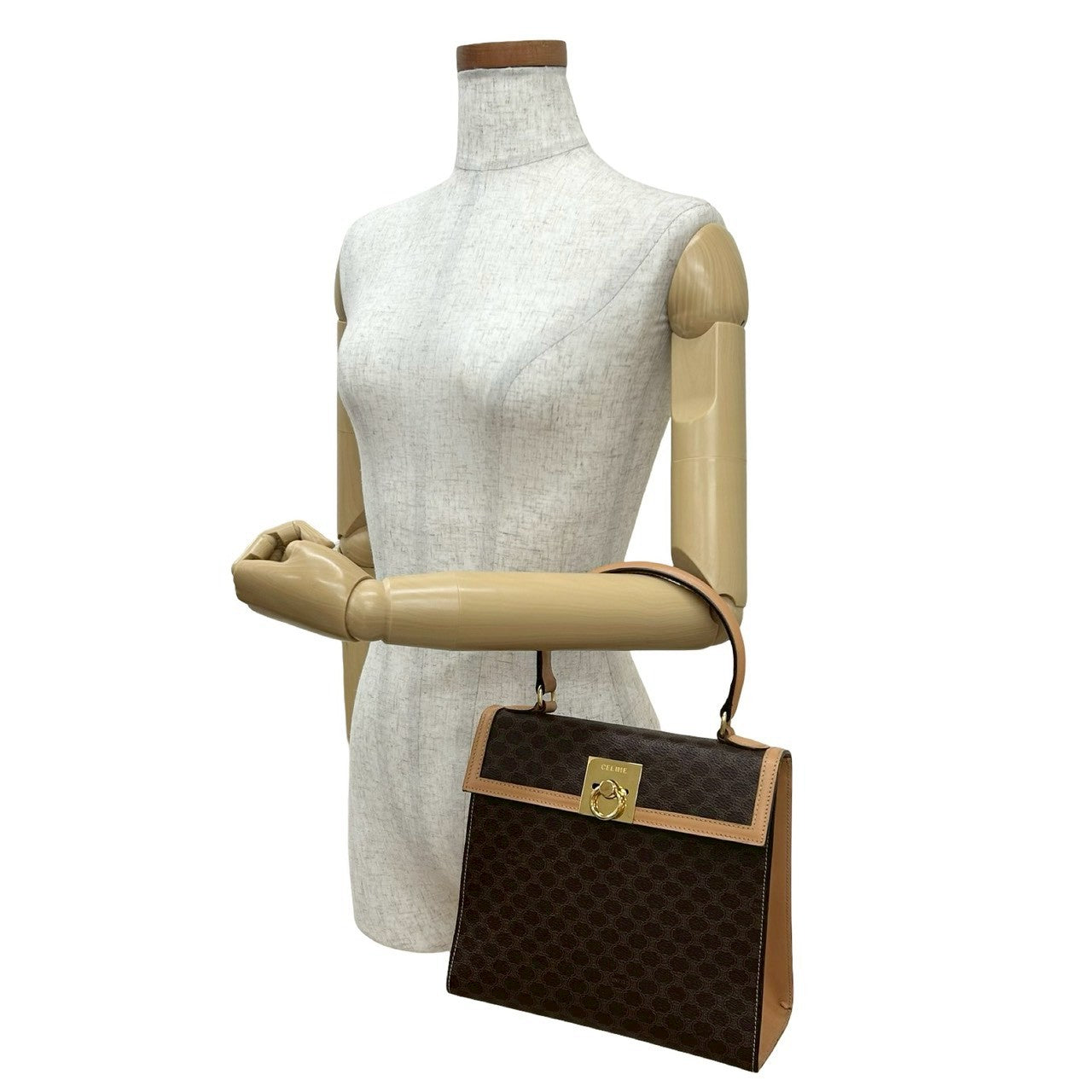 CELINE Handbag leather Brown