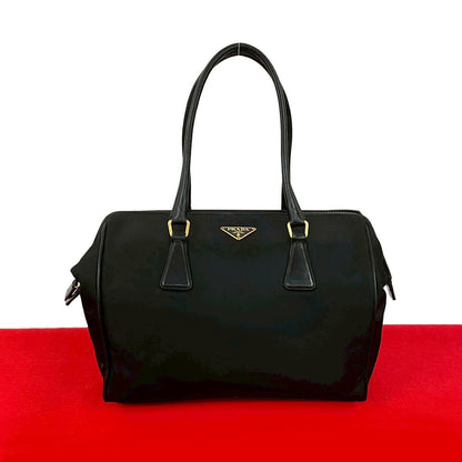 PRADA Handbag Nylon black