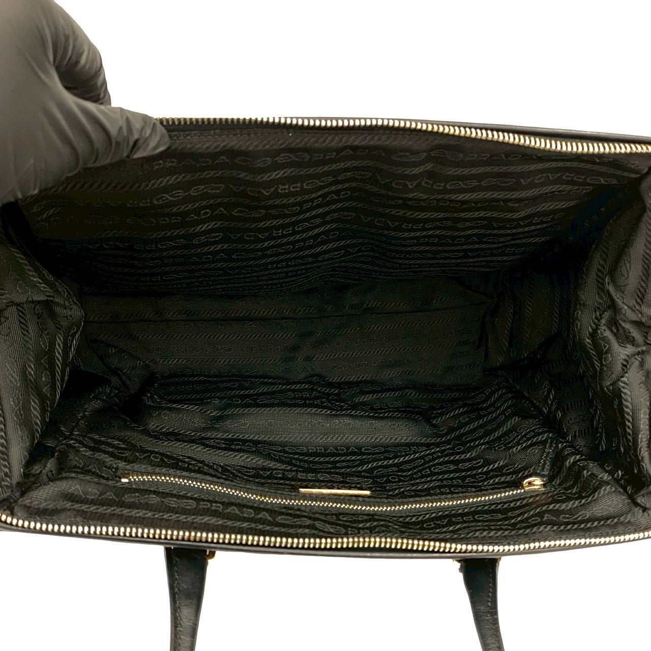 PRADA Handbag Nylon black