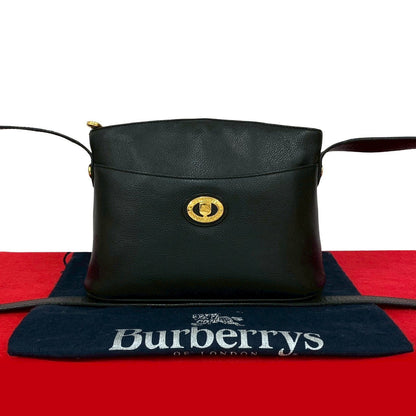 BURBERRY Shoulder Bag leather black