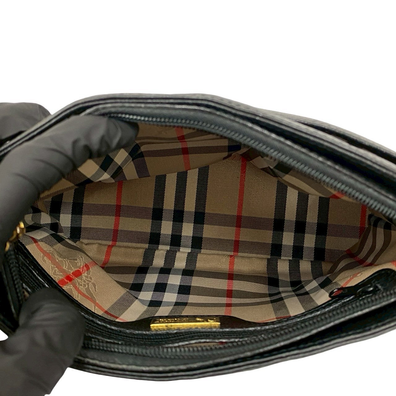 BURBERRY Shoulder Bag leather black