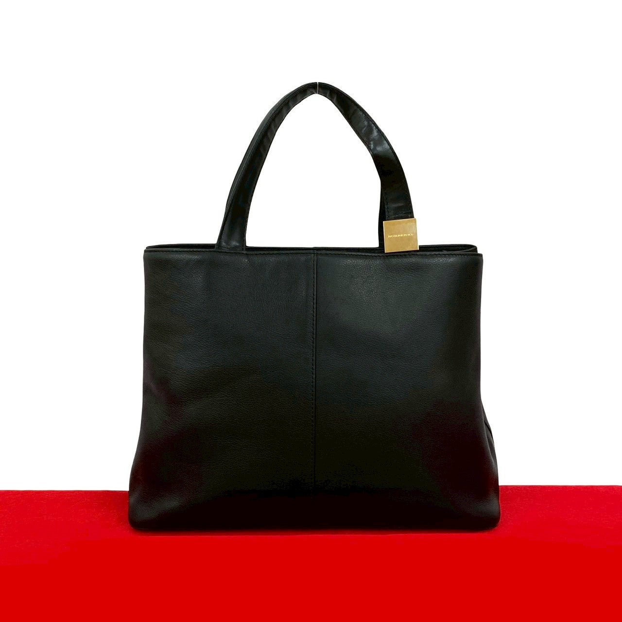 BURBERRY Handbag leather black