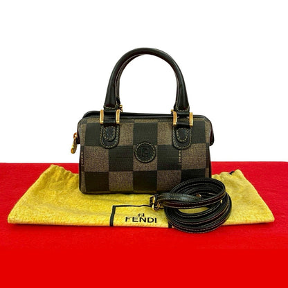 FENDI Shoulder Bag leather black