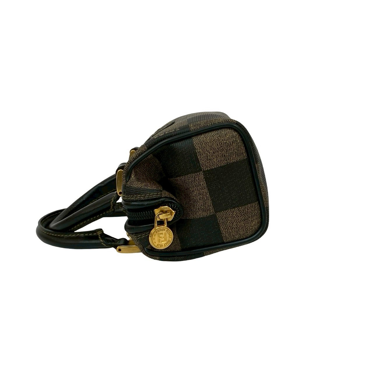 FENDI Shoulder Bag leather black