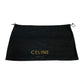 CELINE Handbag Calfskin, Leather black Circle logo Women Used Authentic