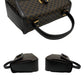 CELINE Handbag Leather, PVC black Macadam Women Used Authentic