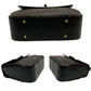 CELINE Handbag Leather, PVC black Macadam Women Used Authentic