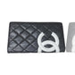 CHANEL CAMBON LAMBSKIN BIFOLD LONG WALLET