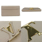 LOUIS VUITTON Long Wallet Purse M61249 leather beige Portefeuille Capsine Women Used Authentic
