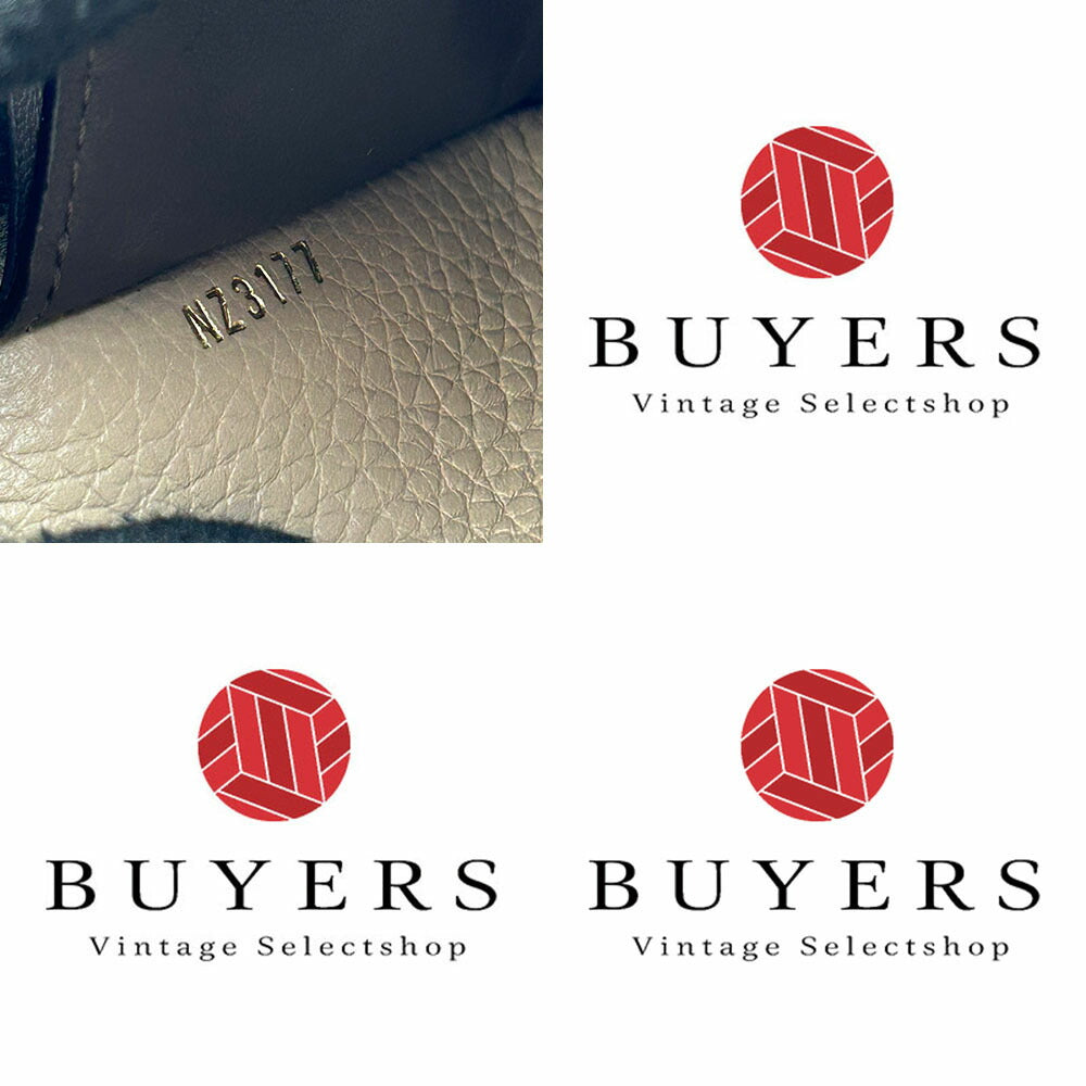 LOUIS VUITTON Long Wallet Purse M61249 leather beige Portefeuille Capsine Women Used Authentic