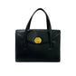 GIVENCHY Handbag leather black 4G Women Used Authentic