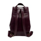 CELINE Backpack Calfskin, Leather purple logo Metal Women Used Authentic