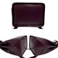 CELINE Backpack Calfskin, Leather purple logo Metal Women Used Authentic