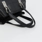CHANEL Handbag Caviar Skin Black Silver CC