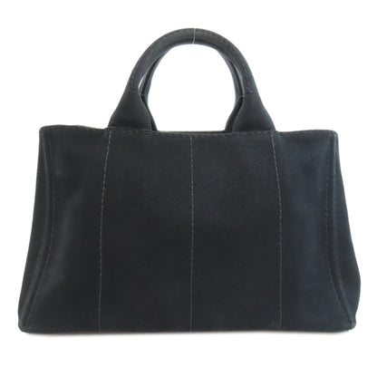 PRADA Tote Bag 1BG642 canvas black
