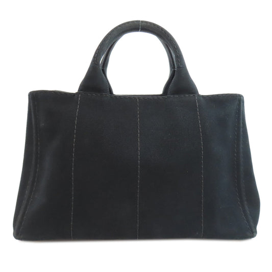 PRADA Tote Bag 1BG642 canvas black
