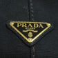 PRADA Tote Bag 1BG642 canvas black