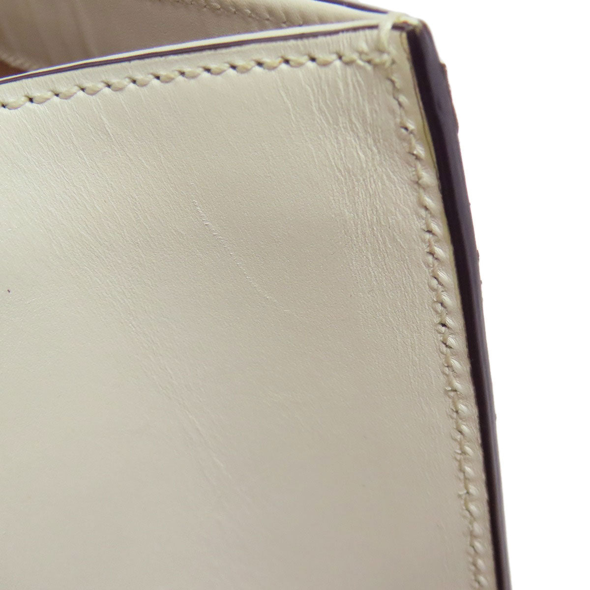 GUCCI Handbag 431665 leather white Sylvie 2WAY