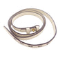 GUCCI Handbag 431665 leather white Sylvie 2WAY