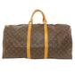 LOUIS VUITTON Boston Duffel bag M41424 Monogram canvas Brown Keepall 55 Women Used Authentic
