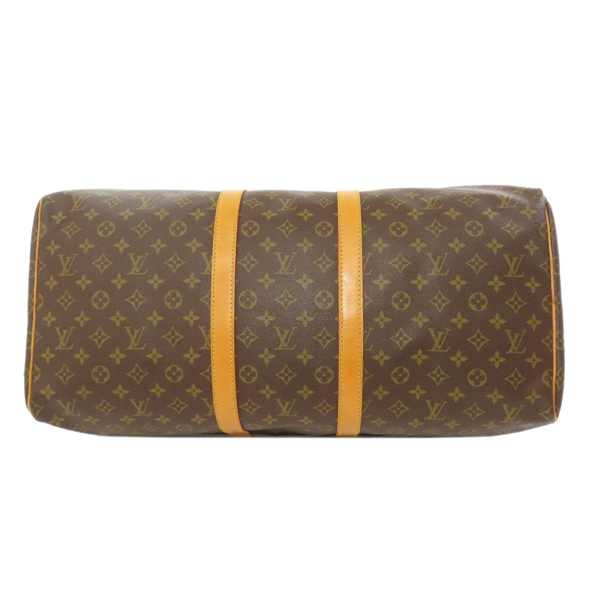 LOUIS VUITTON Boston Duffel bag M41424 Monogram canvas Brown Keepall 55 Women Used Authentic