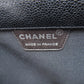 CHANEL Handbag Grained Calfskin Skin black COCO Mark Women Used Authentic