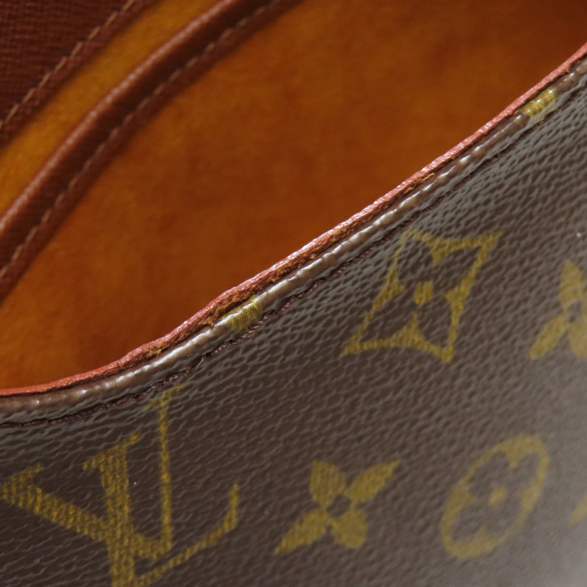 LOUIS VUITTON Shoulder Bag M51257 Monogram canvas Brown Musette Tango S Women Used Authentic