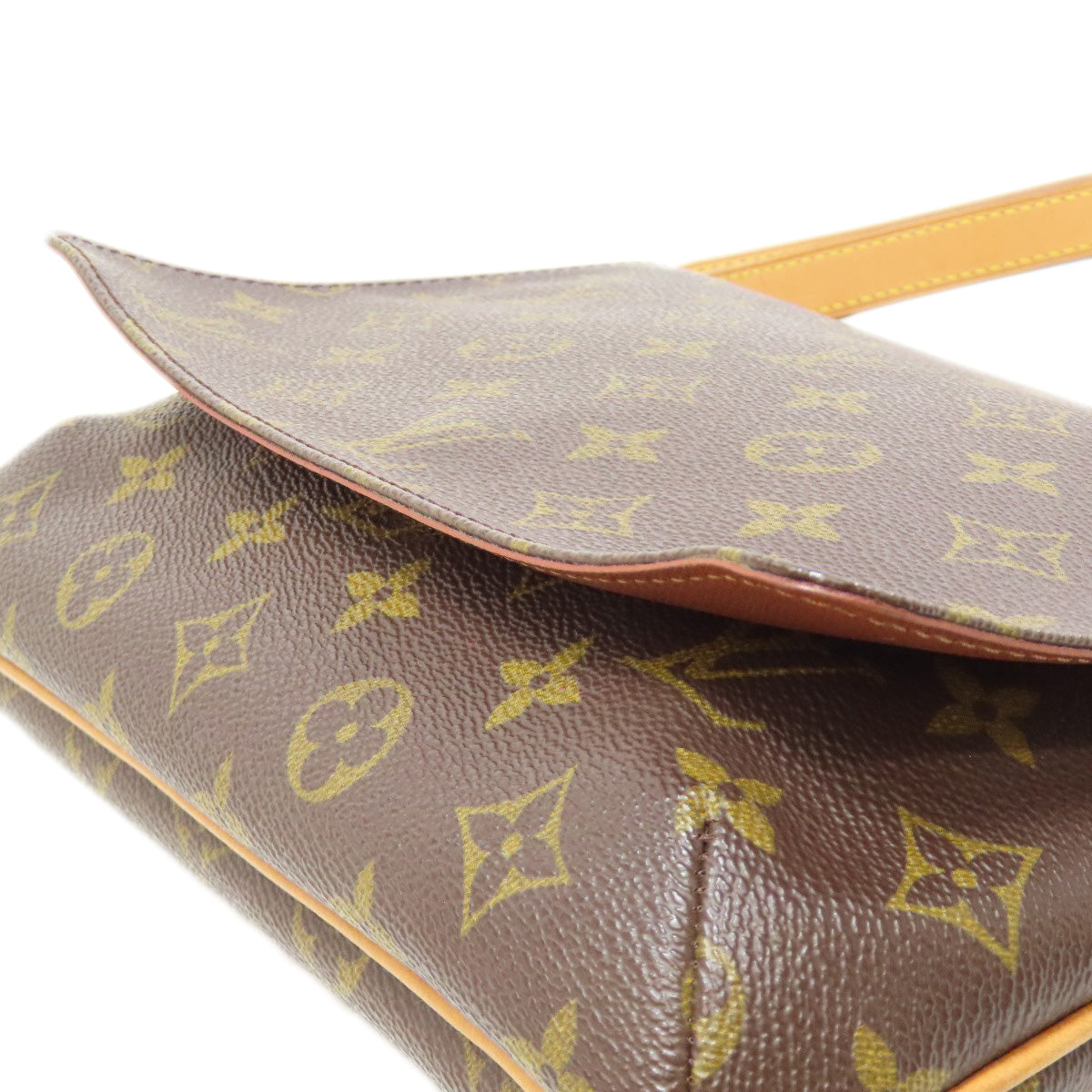 LOUIS VUITTON Shoulder Bag M51257 Monogram canvas Brown Musette Tango S Women Used Authentic