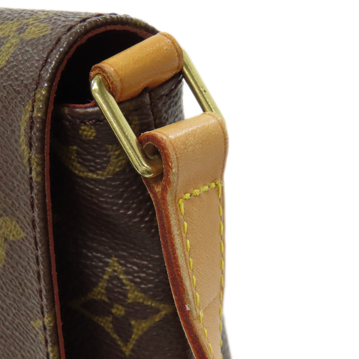LOUIS VUITTON Shoulder Bag M51257 Monogram canvas Brown Musette Tango S Women Used Authentic