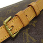 LOUIS VUITTON Shoulder Bag M51257 Monogram canvas Brown Musette Tango S Women Used Authentic