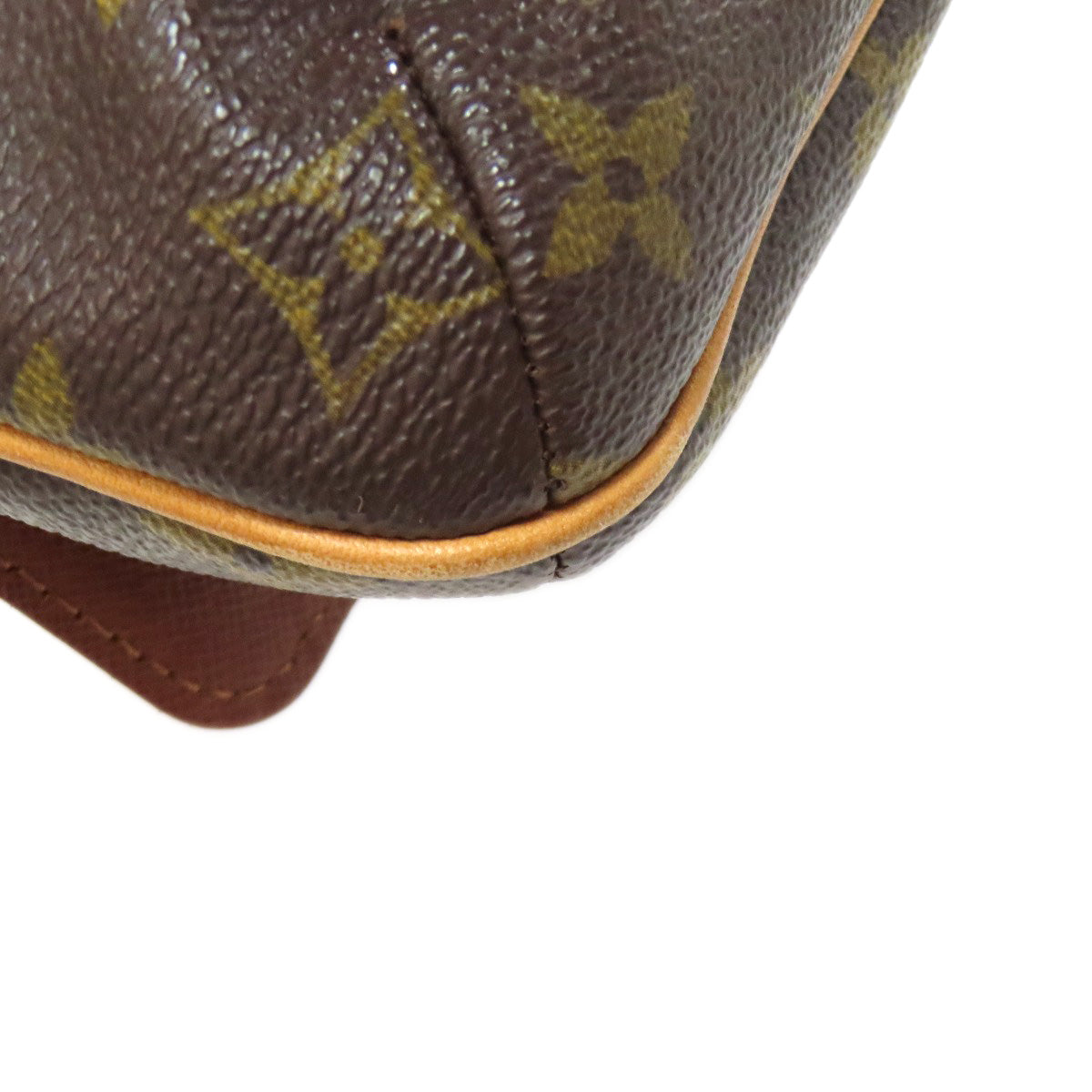 LOUIS VUITTON Shoulder Bag M51257 Monogram canvas Brown Musette Tango S Women Used Authentic