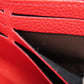 LOUIS VUITTON Long Wallet Purse M63691 Ann Platt Red Zippy wallet Women Used Authentic