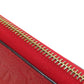 LOUIS VUITTON Long Wallet Purse M63691 Ann Platt Red Zippy wallet Women Used Authentic