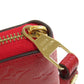 LOUIS VUITTON Long Wallet Purse M63691 Ann Platt Red Zippy wallet Women Used Authentic