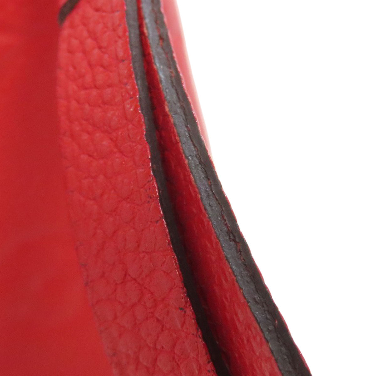 LOUIS VUITTON Long Wallet Purse M63691 Ann Platt Red Zippy wallet Women Used Authentic