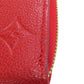 LOUIS VUITTON Long Wallet Purse M63691 Ann Platt Red Zippy wallet Women Used Authentic