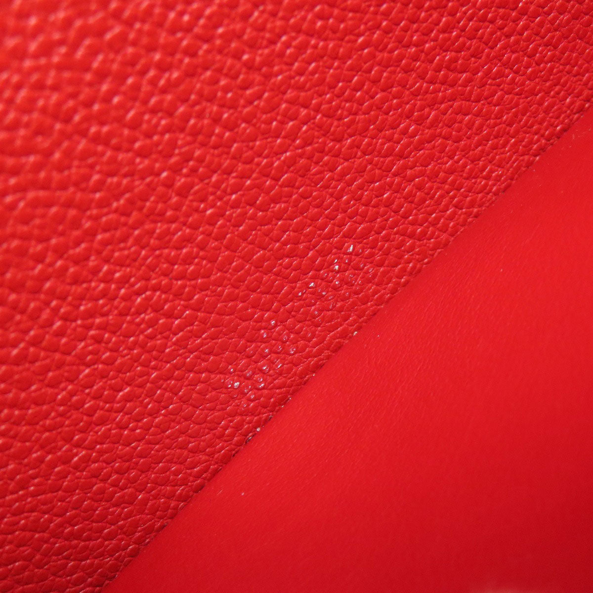 LOUIS VUITTON Long Wallet Purse M63691 Ann Platt Red Zippy wallet Women Used Authentic