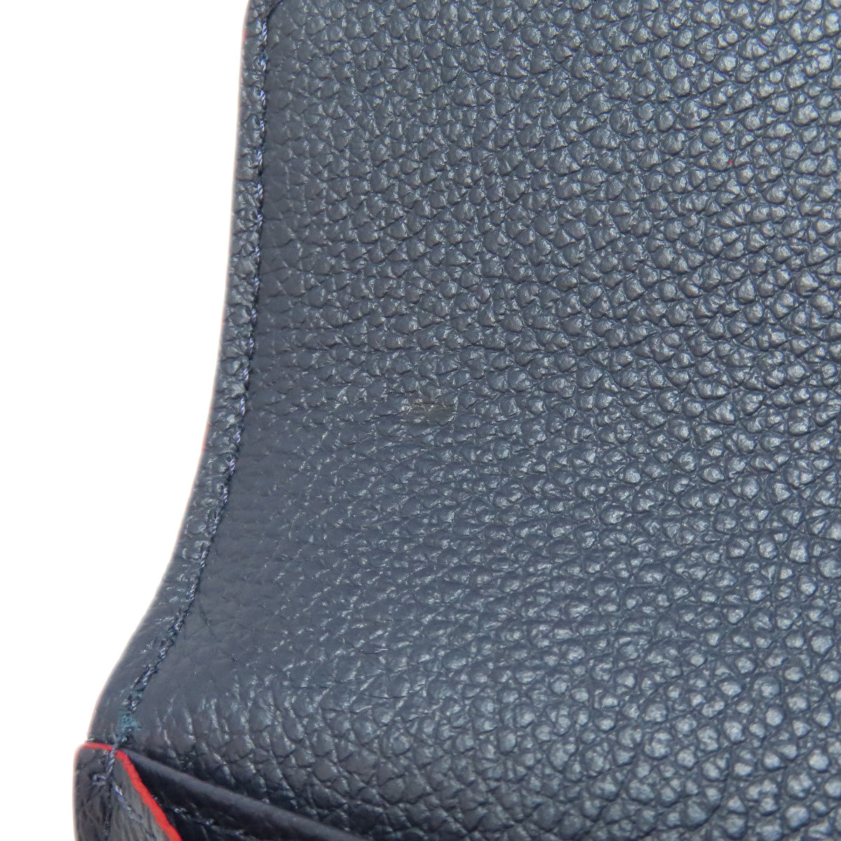 LOUIS VUITTON Long Wallet Purse M62125 Ann Platt Navy Portefeuille Sara Women Used Authentic