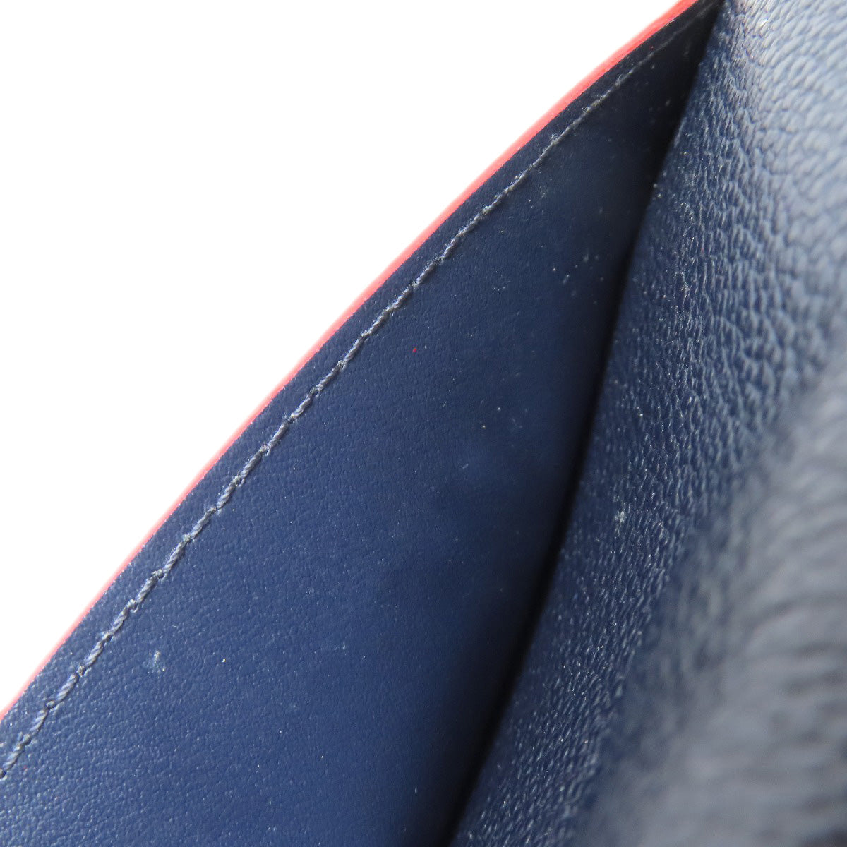 LOUIS VUITTON Long Wallet Purse M62125 Ann Platt Navy Portefeuille Sara Women Used Authentic