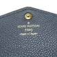 LOUIS VUITTON Long Wallet Purse M62125 Ann Platt Navy Portefeuille Sara Women Used Authentic