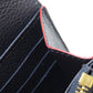 LOUIS VUITTON Long Wallet Purse M62125 Ann Platt Navy Portefeuille Sara Women Used Authentic