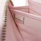 CHANEL Long Wallet Purse Grained Calfskin Skin pink Matelasse COCO Mark Gold Metal Women Used Authentic