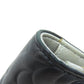 CHANEL Long Wallet Purse lambskin black Camellia COCO Mark SilverMetal Women Used Authentic