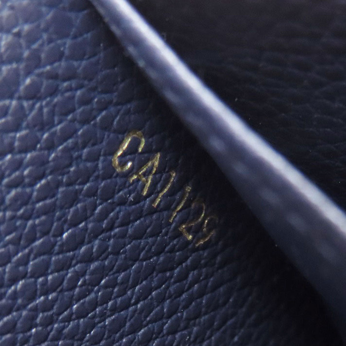 LOUIS VUITTON Long Wallet Purse M62125 Ann Platt Navy Portefeuille Sara Women Used Authentic