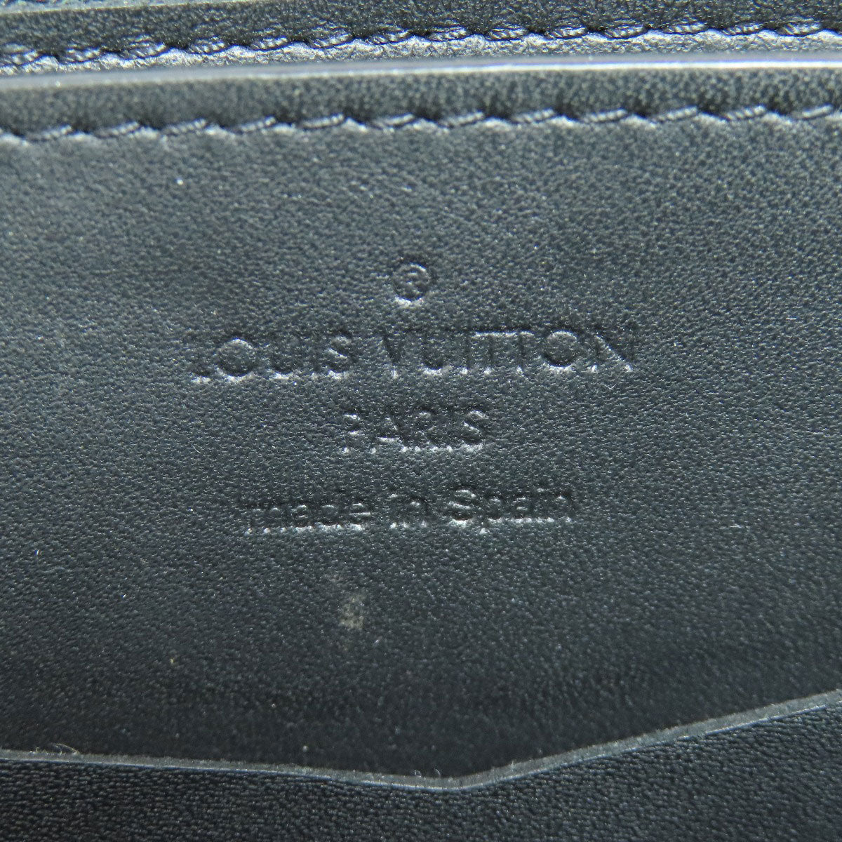 LOUIS VUITTON business bag N61254 Damier Anfini black Zippy XL mens Used Authentic