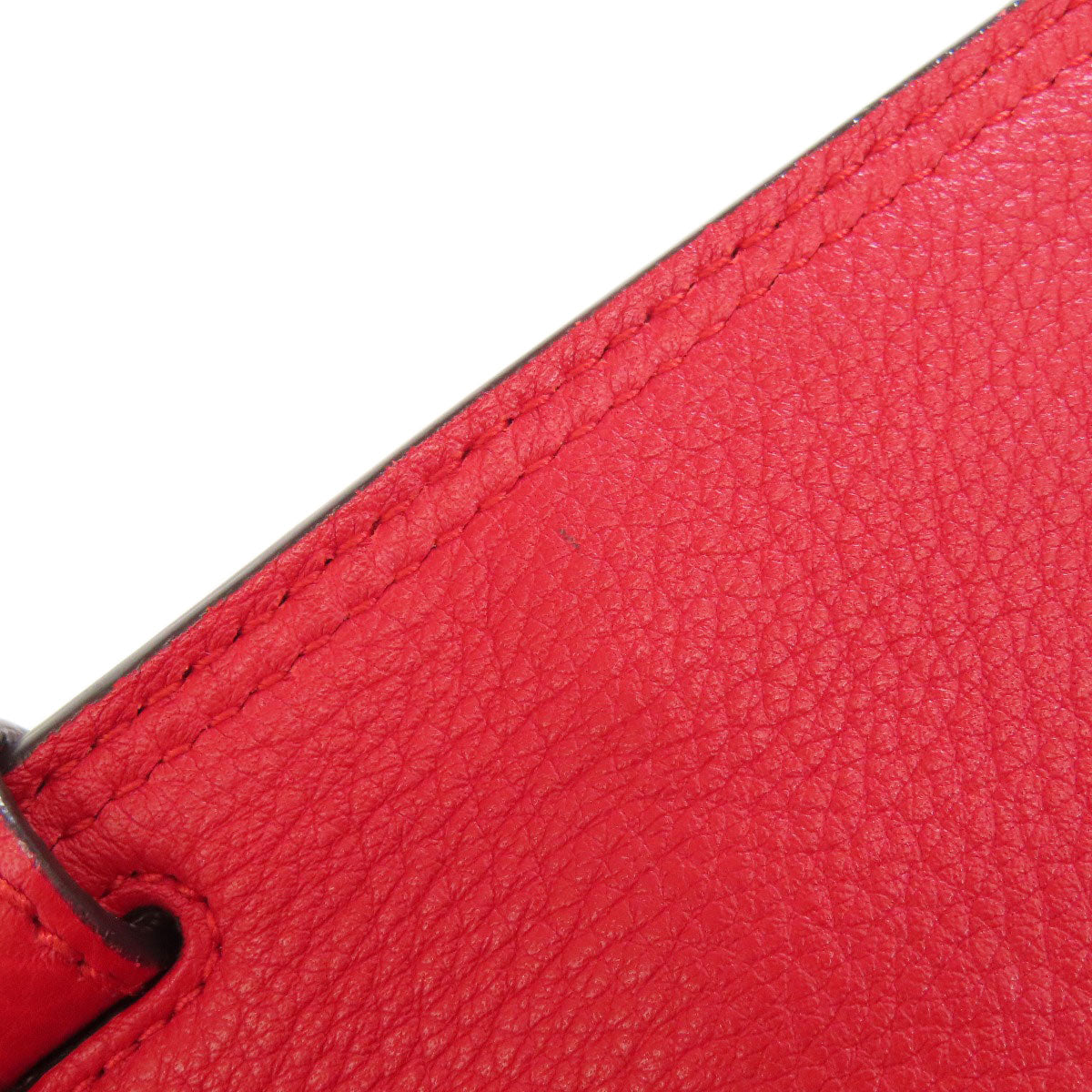 GUCCI Handbag 370831 leather Red Bamboo Daily 2WAY Women Used Authentic
