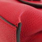 GUCCI Handbag 370831 leather Red Bamboo Daily 2WAY Women Used Authentic