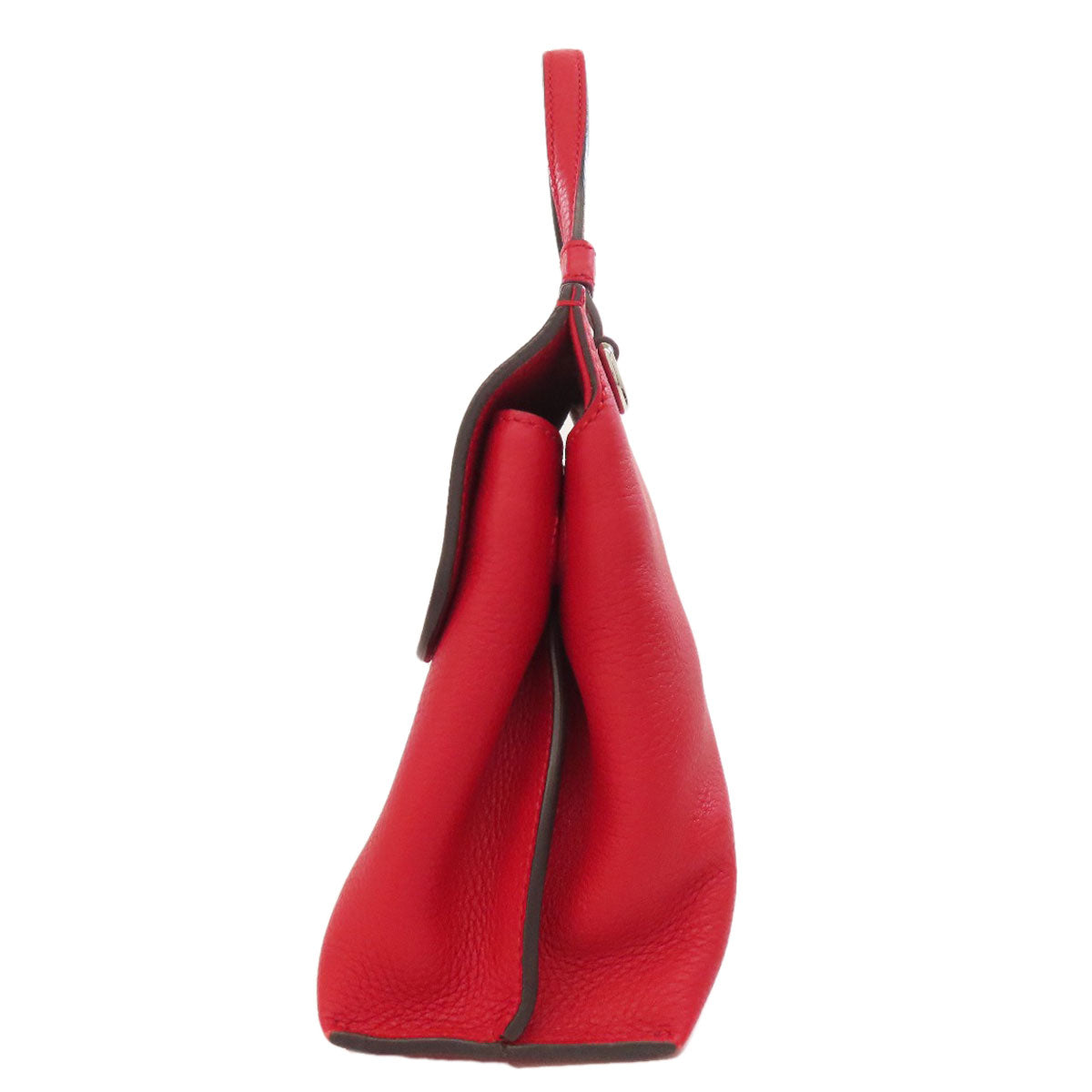 GUCCI Handbag 370831 leather Red Bamboo Daily 2WAY Women Used Authentic