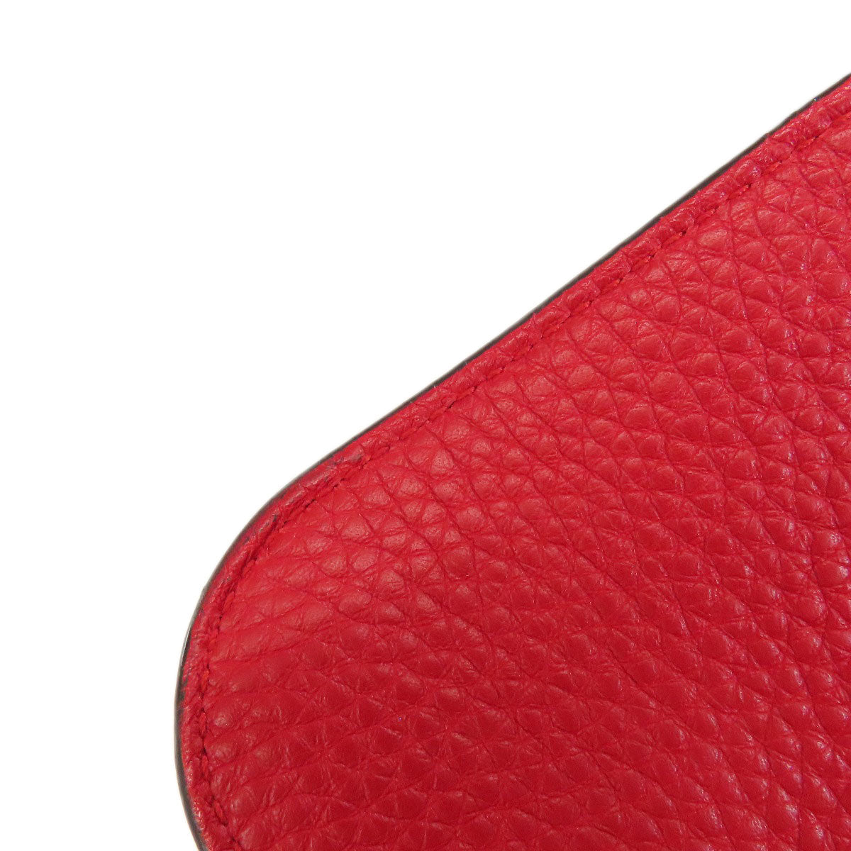 GUCCI Handbag 370831 leather Red Bamboo Daily 2WAY Women Used Authentic